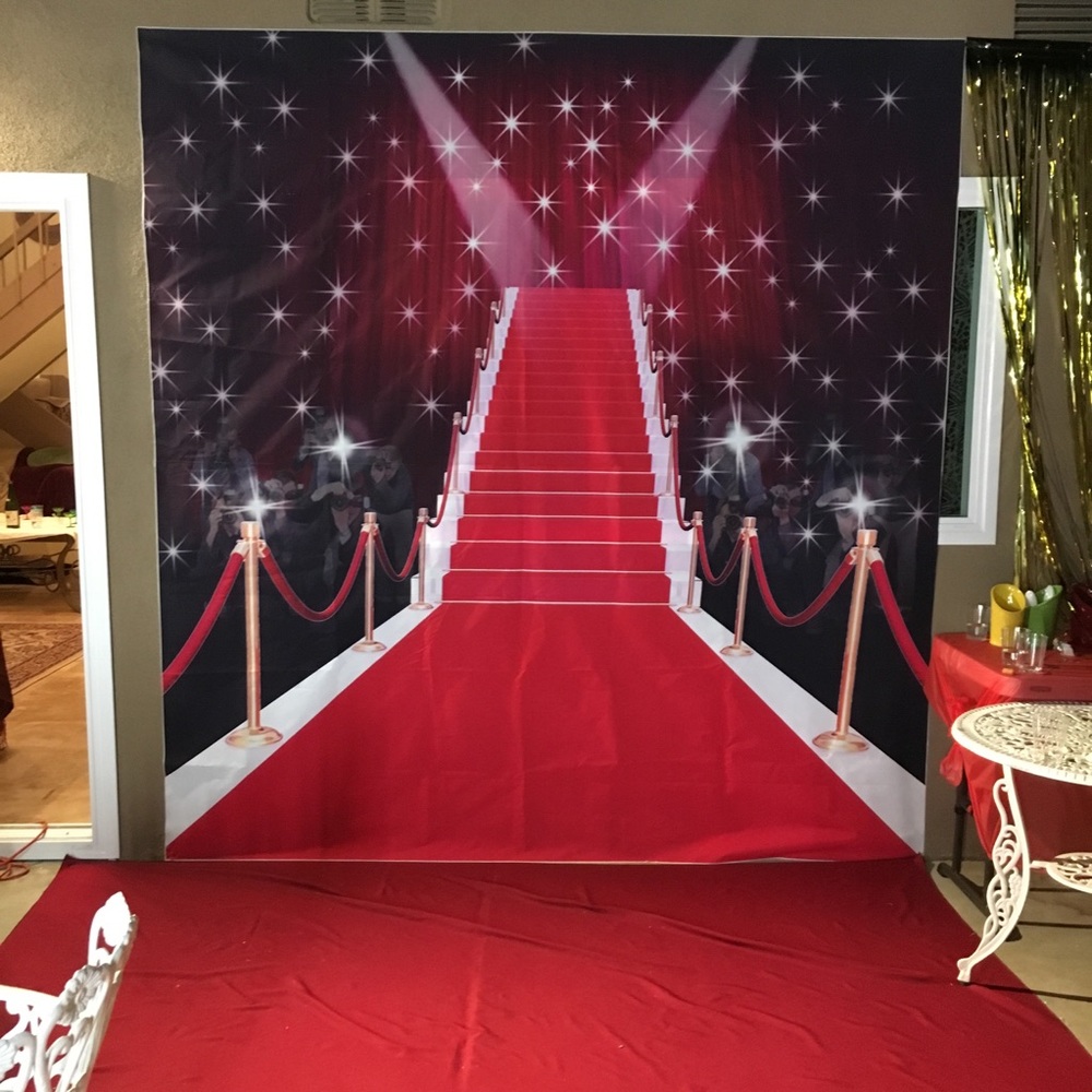 8x8 Red Carpet Backdrop